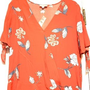 NWT Loft Floral Top